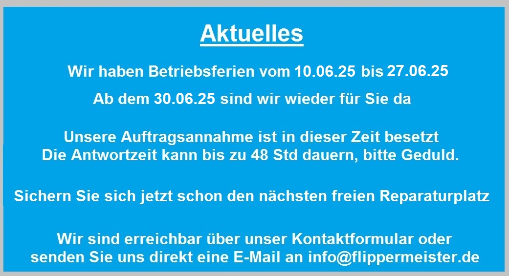 Betriebsferien